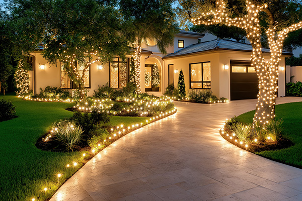Residential Christmas Light Installation